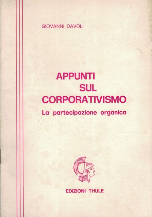 Appunti sul corporativismo